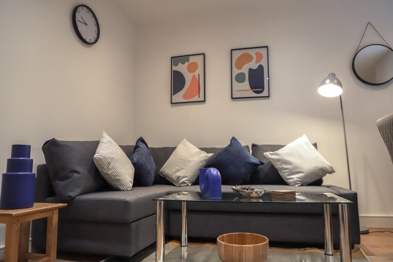 New- Modern 2Br Apt Wifi Sleep5 City Centre Sheffield Extérieur photo