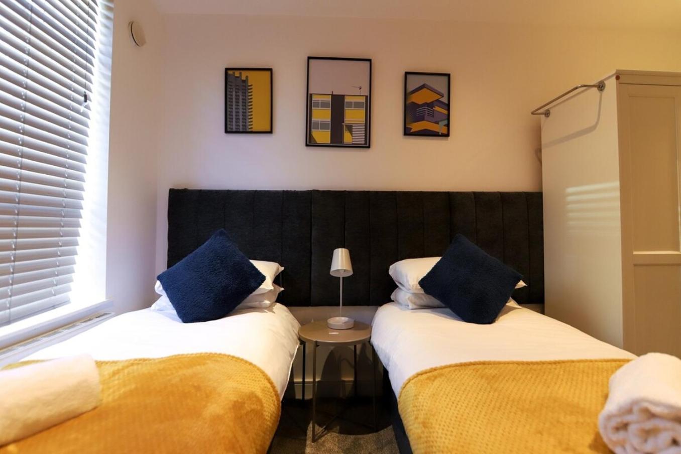 New- Modern 2Br Apt Wifi Sleep5 City Centre Sheffield Extérieur photo