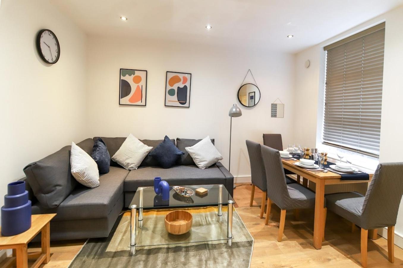 New- Modern 2Br Apt Wifi Sleep5 City Centre Sheffield Extérieur photo